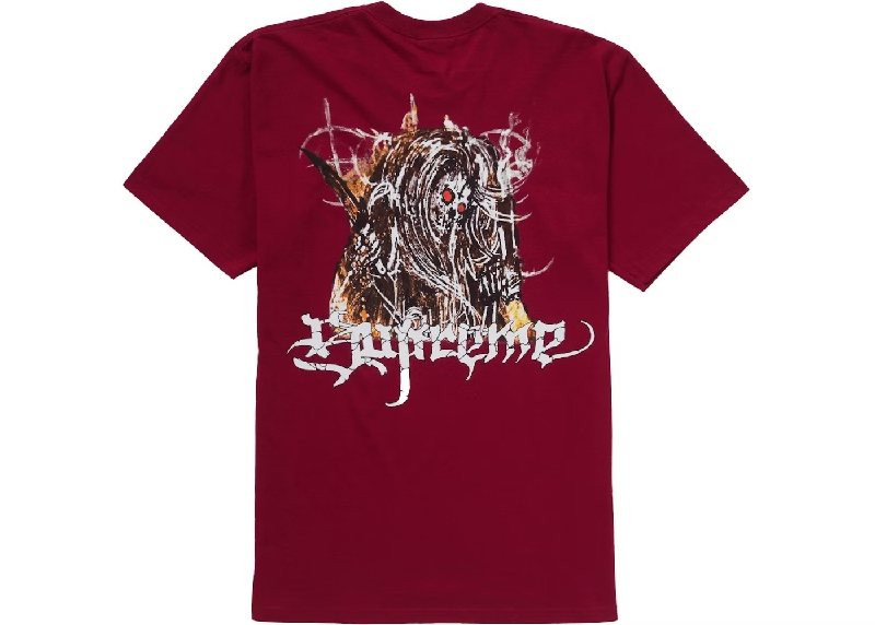 Supreme Satan Tee Cardinal