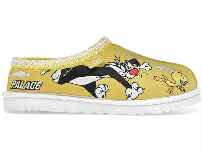 UGG x Palace x Looney Tunes Yellow Tasman Slipper