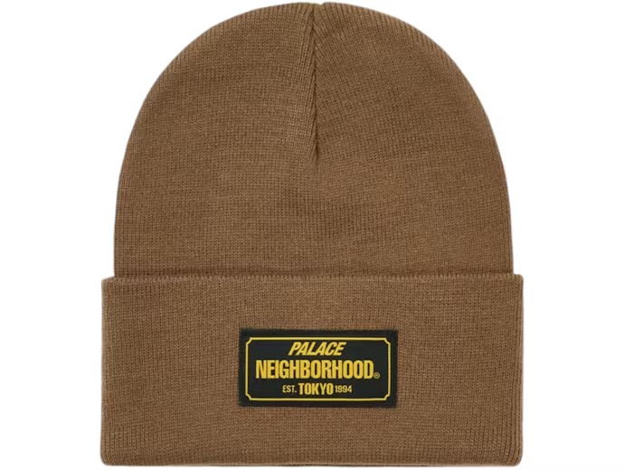 Palace Neighborhood Beanie Tan