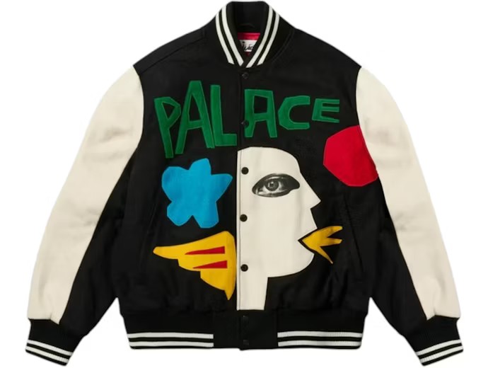 Palace JCC+ Varsity Jacket Black