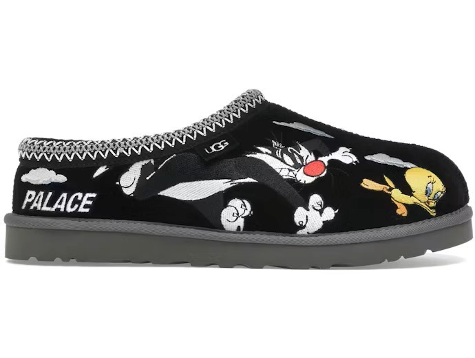 UGG x Palace x Looney Tunes Black Tasman Slipper