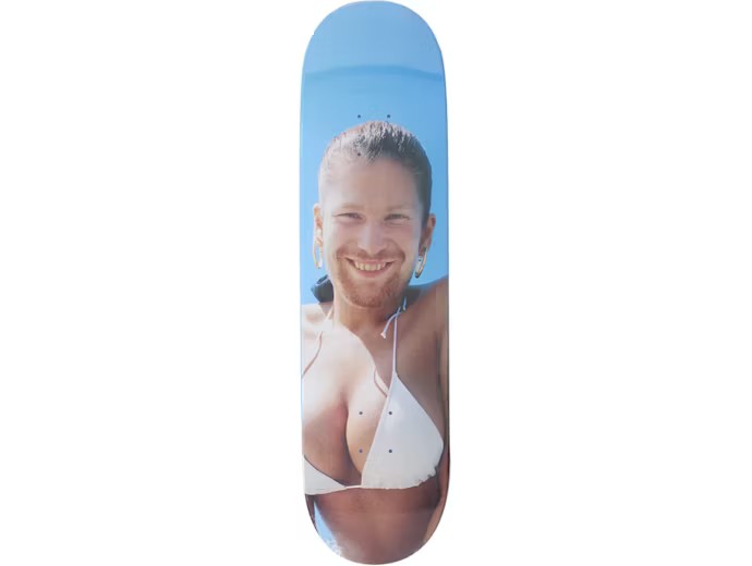 Supreme Aphex Twin Windowlicker Skateboard Deck Blue