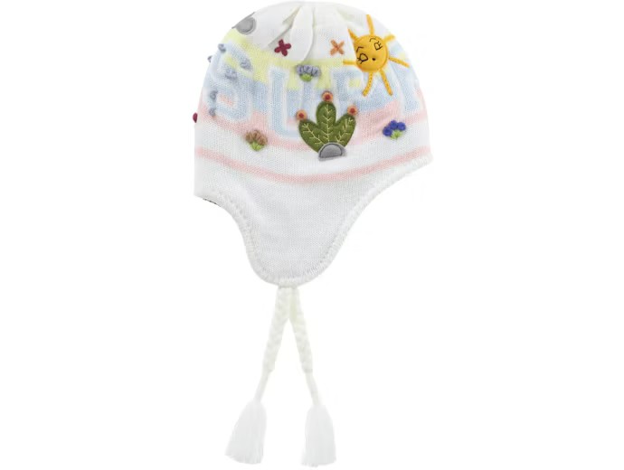 Supreme Felt Applique Earflap Beanie White