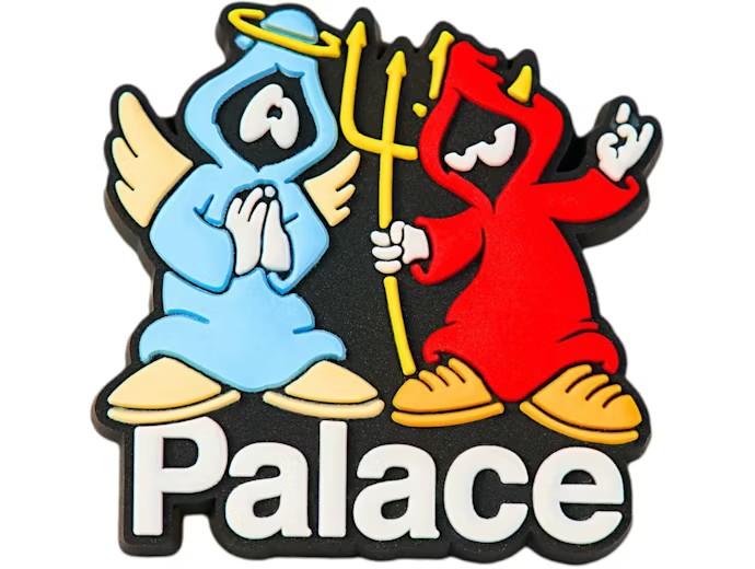 Palace right and wrong pin badge