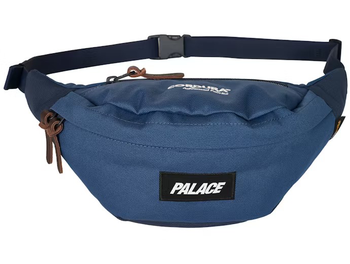 Palace Cordura Duck Canvas Cross Body Bag Blue
