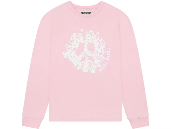 Denim Tears SS25 Cotton Peace LS Tee Pink