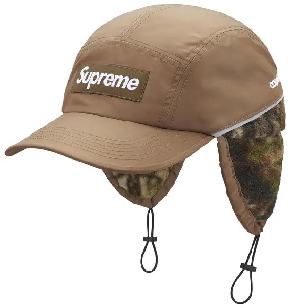 Supreme Polartec Lined Packable Earflap Camp Cap 'Khaki’