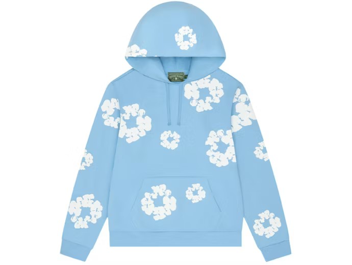 DenimTears Mono Cotton Wreath Switshirt Blue