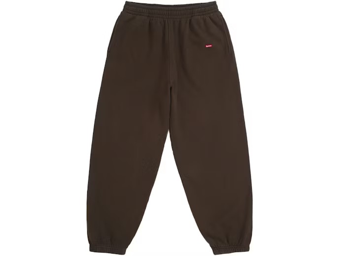 Supreme Overdayed Small Box Sweatpant Brown