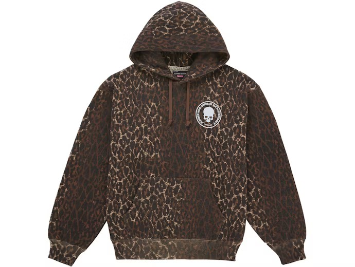 Supreme Number (N)ine Hooded Sweatshirt Leopard