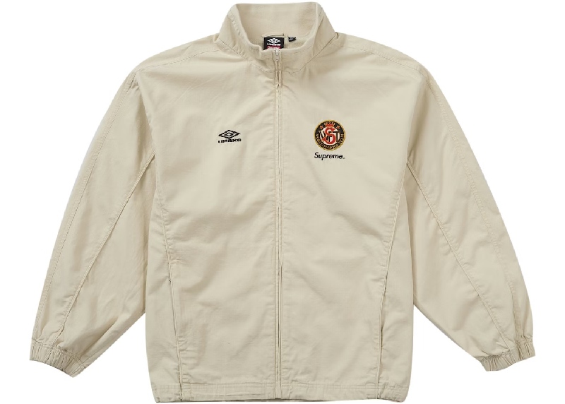 Supreme Umbro Cotton Ripstop Track Jacket (SS26) Stone