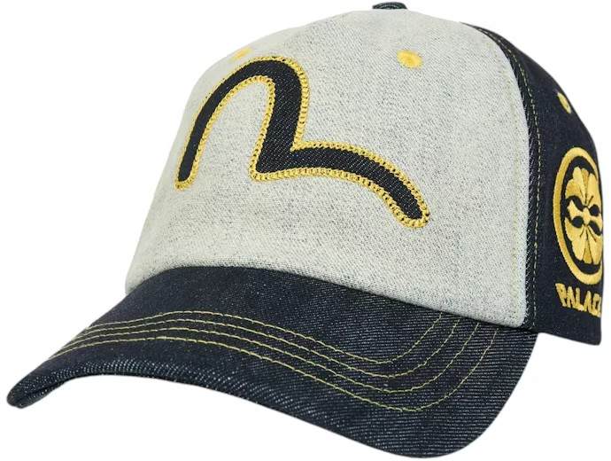 Palace x Evisu Snapback Reverse Indigo