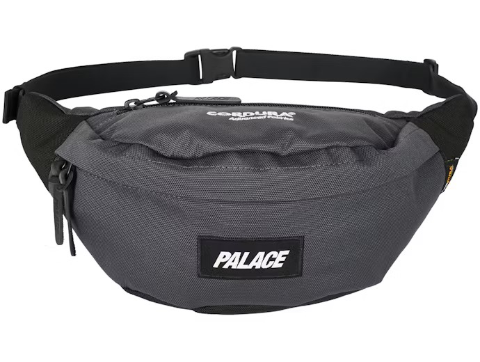 Palace Cordura Duck Canvas Cross Body Bag Black