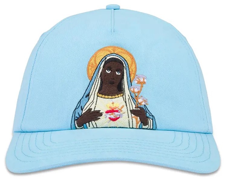 Denim Tears Black Mary Cap-Light Blue