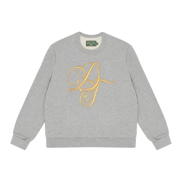 Denim Tears Script Crewneck Grey