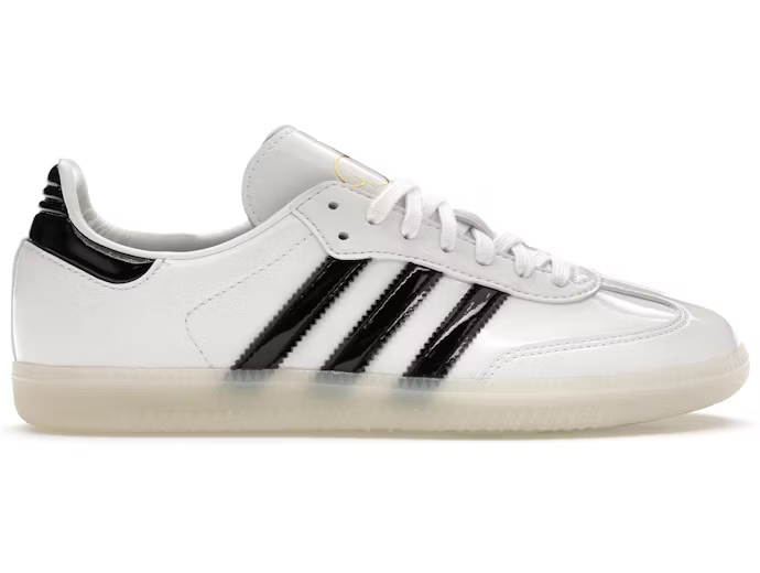 Adidas Samba Jason Dill White Black Patent