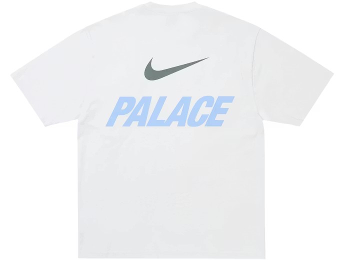 Palace x Nike Font Swoosh T-shirt White