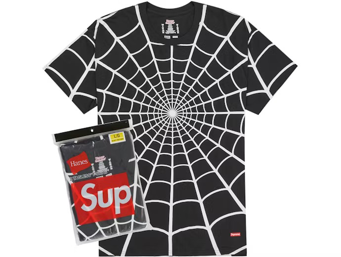 Supreme Hanes Spider-Man Tagless Tees (2 Pack)