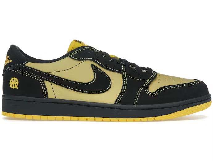 Air Jordan 1 Retro Low OG Qual 54 Black Tour Yellow Red