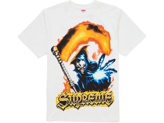 Supreme Grim Reaper Tee White