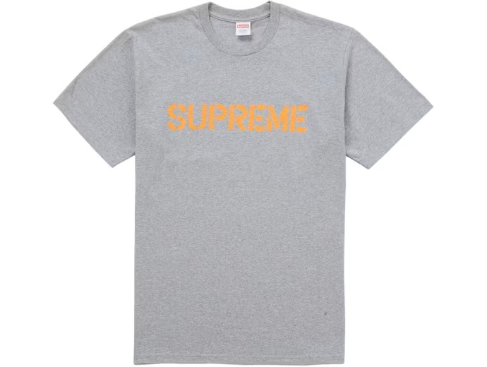 Supreme Hard Tee Heather Grey