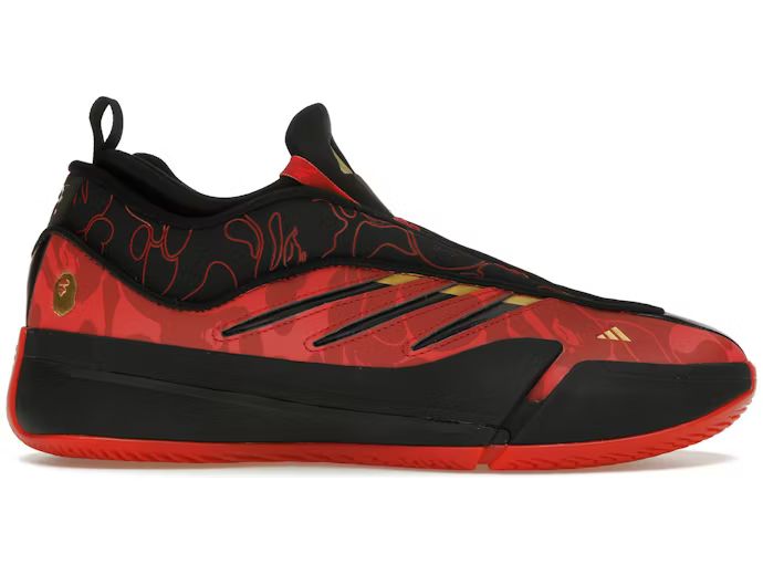 Adidas Bape Dame9 Red Black