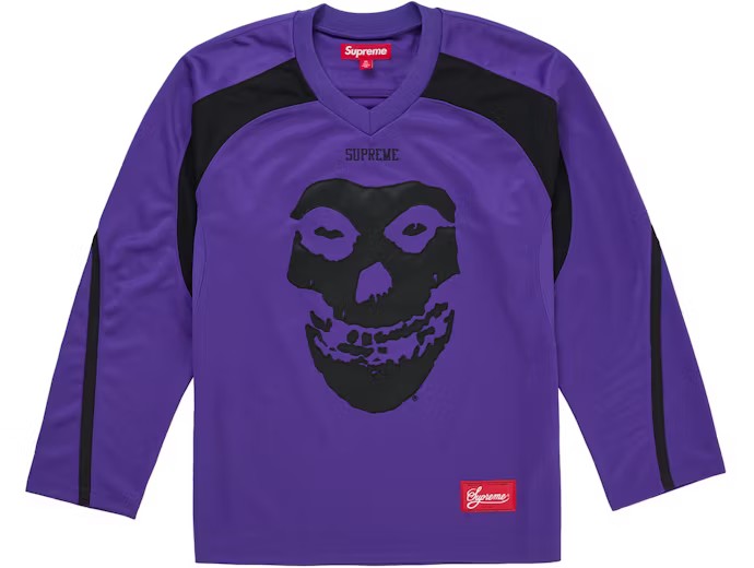 Supreme The Misfits Hockey Jersey Purple