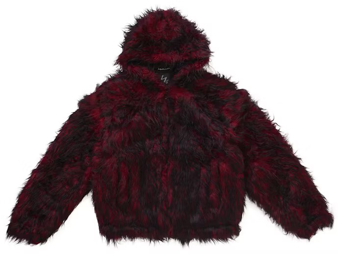Supreme Y’s by Yohji Yamamoto Faux Fur WINDSTOPPER Hooded Bomber Jacket Red