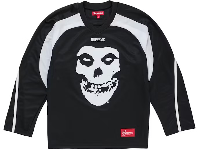 Supreme The Misfits Hockey Jersey Black