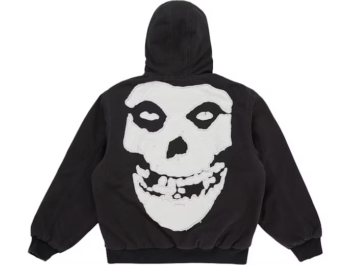 Supreme The Misfits Hooded Work Jacket Black